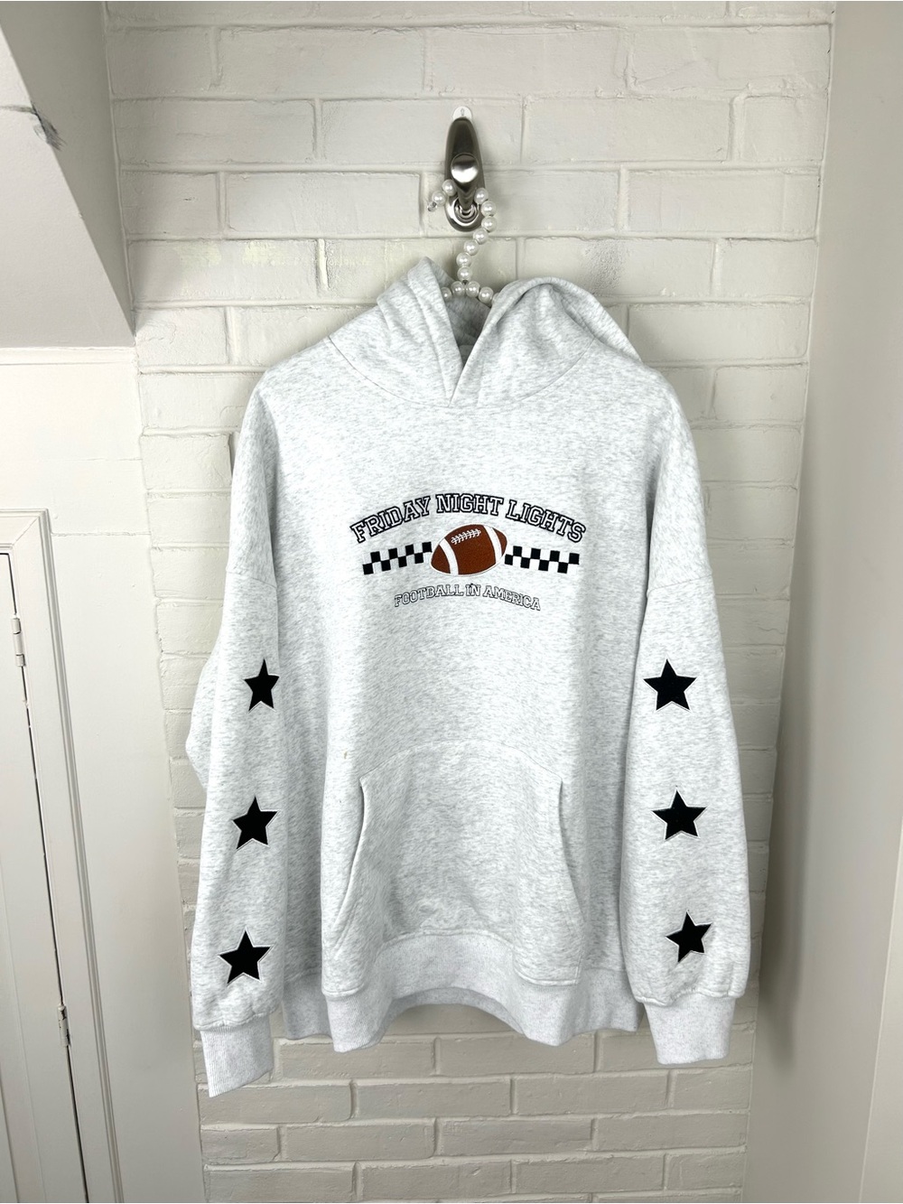 SunKissed Coconut Friday Night Lights Football Game Day Hoodie Size L